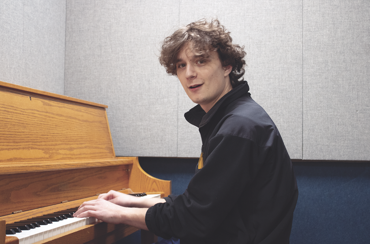 Jacob Odrzywolski is a member of the MATC Choir who also plays piano.